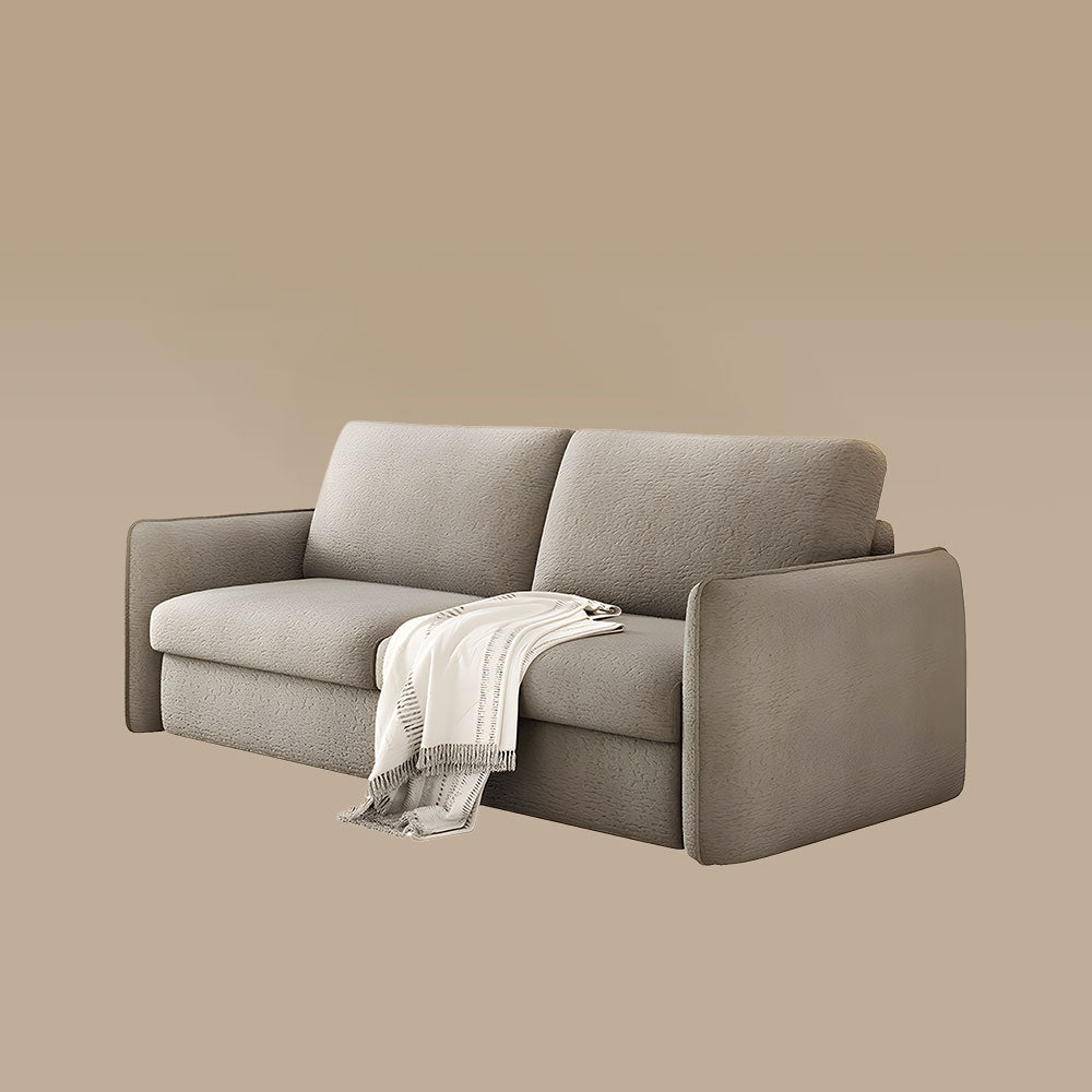 Modern Sofa Bed with 3.9-Inch Thick Foam Mattress