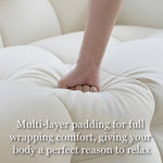 Load image into Gallery viewer, Modern Tufted Upholstered Sofa – Multiple Sizes Available
