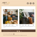 Load image into Gallery viewer, 72.1&quot; Convertible Sofa Bed with 3.9&quot; Thick Mattress Modern Design Space-saving Sleeper Sofa for Comfort and Function

