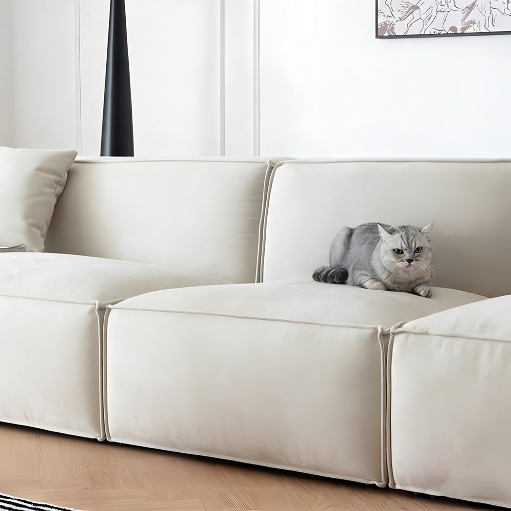 Modern Modular Washable Fabric Sectional Sofa