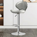 Load image into Gallery viewer, Modern Adjustable Swivel Bar Stool Upholstered Faux Leather Seat Height Adjustable 1 Piece
