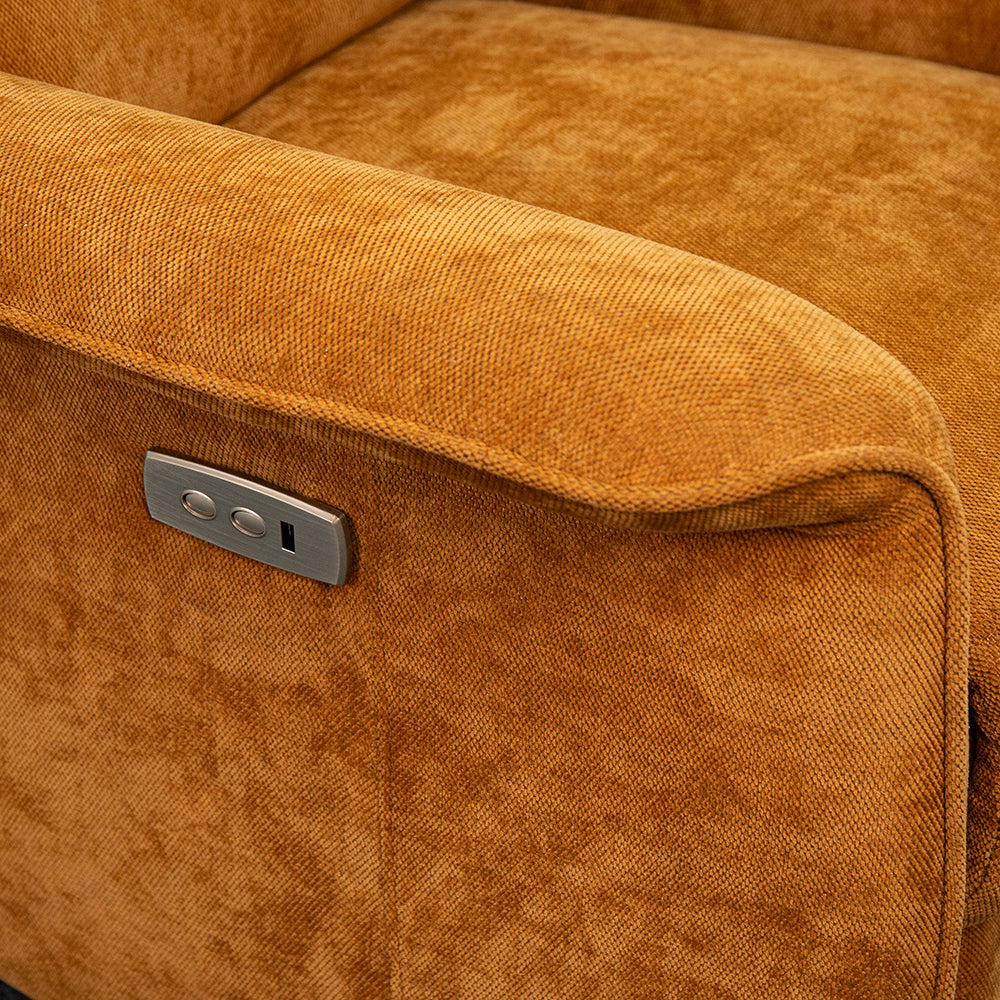 32.37''Recliner Chair, Power Recliner, Living Room Furniture, Velvet Sofa Chair, Modern Lounge Chair