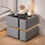 Load image into Gallery viewer, Smart Nightstand with Wireless Charging USB Ports &amp; Motion Sensor Light
