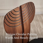 Load image into Gallery viewer, Modern Artistic Dining Chair Set of 2 Solid Wood Frame Upholstered Seat Carved Back Accent Chair
