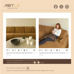 Load image into Gallery viewer, 124.8&quot; Modular Compressed Sofa Lightweight Corduroy Sectional Easy to Move for Multi-scene Use
