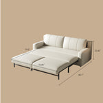Load image into Gallery viewer, 35.4&#39;&#39;/78.74&#39;&#39; Convertible Sofa Bed Modern Minimalist Design Space Saving Comfort Quick Transformation
