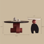 Load image into Gallery viewer, Modern Geometric Round Coffee Table Set Sculptural Accent Tables for Contemporary Living Rooms
