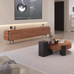 Load image into Gallery viewer, TV Stand Wooden TV Cabinet Modern Design Spacious Storage Elegant Aesthetic
