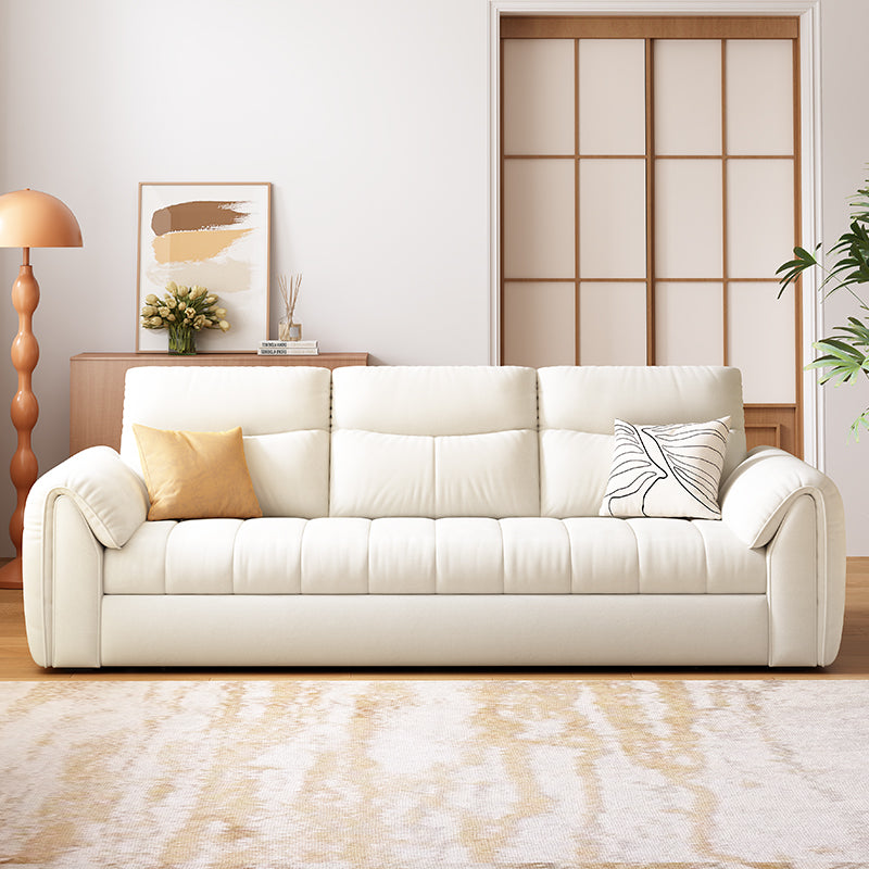 Convertible Sofa Bed Storage Drawer Soft Velvet Upholstery Solid Wood Frame