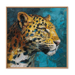 Load image into Gallery viewer, Handcrafted Painting Regal Roar The Majestic Leopard in Bold Colors and Textured Elegance
