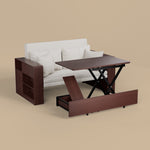 Load image into Gallery viewer, Modern Multifunctional Sofa Bed with Electric Lift Coffee Table &amp; Storage
