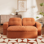 Load image into Gallery viewer, 78.7&quot; Compressed Loveseat Sofa Wrinkle-resistant Corduroy Lightweight Double Seat for Multi-scene Use
