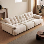 Load image into Gallery viewer, Modern Deep-Seat Tufted Chenille Sofa with Oversized Cushions
