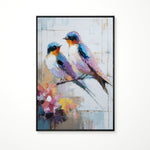 Load image into Gallery viewer, Harmony in Flight A Handcrafted Masterpiece of Two Birds in Vivid Colors
