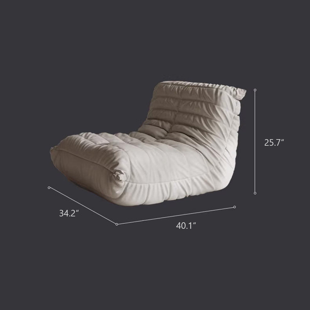 Modern Tufted Lounge Chair Oversized Floor Accent Chair for Living Room