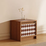 Load image into Gallery viewer, Modular Storage Unit Flip-Up Door Retro Diamond Design
