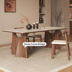 Load image into Gallery viewer, Modern Rectangular Dining Table with Sintered Stone Top
