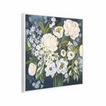 Load image into Gallery viewer, Handmade Floral Wall Art – White Flowers and Green Leaves Painting
