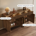 Load image into Gallery viewer, 59'' Modern Wooden Sideboard with Fluted Detail Minimalist Storage Cabinet
