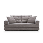 Load image into Gallery viewer, 70&#39;&#39;-78&#39;&#39;Convertible Sofa Bed Tufted Cushion Armrest Foldable Design in Grey Fabric Upholstery
