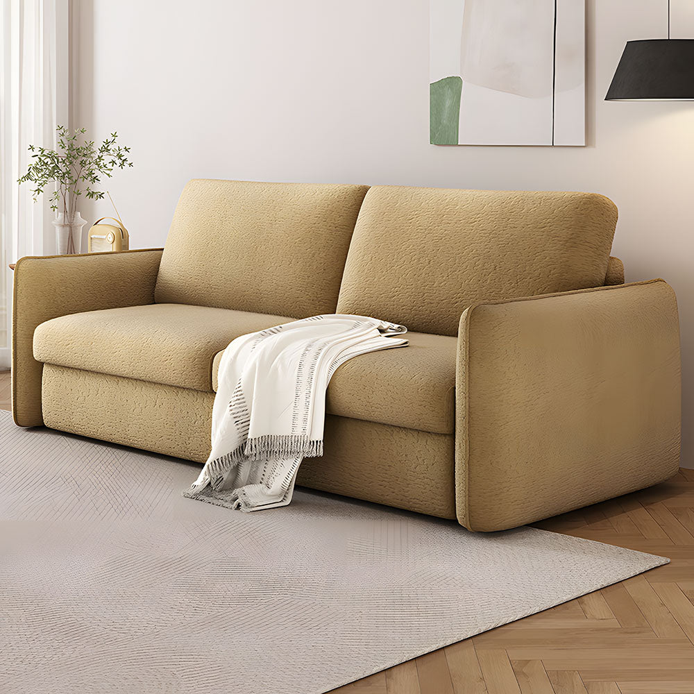 Modern Sofa Bed with 3.9-Inch Thick Foam Mattress