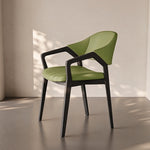 Load image into Gallery viewer, Set of 2 Modern Wooden Dining Chair with Upholstered Seat Mid Century Armchair Solid Wood Frame Minimalist Design
