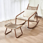 Load image into Gallery viewer, Outdoor Woven Rocking Chair with Cushions
