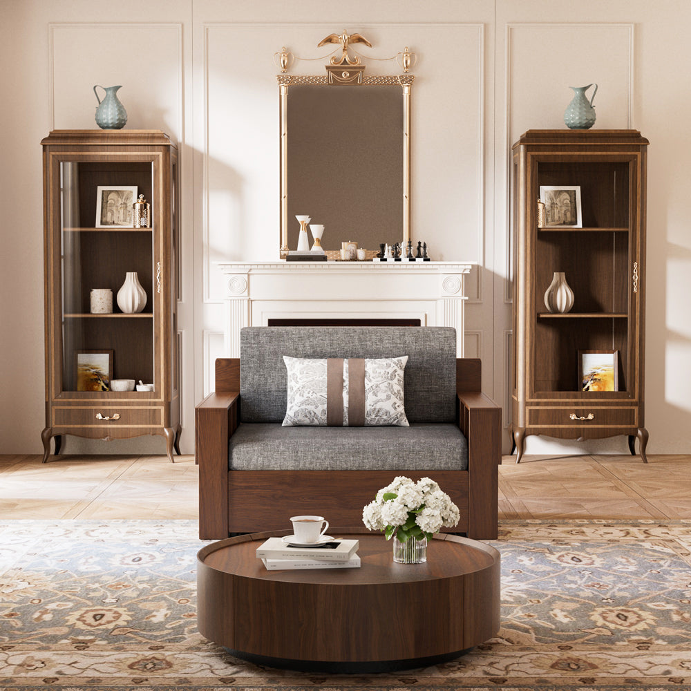 Modern Sofa Bed with Lift-up Function Space-saving Design Elegant and Practical