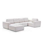 Load image into Gallery viewer, 136.5&quot; Modular Compressed Sofa Modern Tufted Lightweight Convertible Sectional for Multi-scene Use
