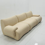 Load image into Gallery viewer, 109&#39;&#39;Modern Three Seater Sofa Boucle Fabric Curved Armrest Deep Cushion Design Cozy Minimalist Style
