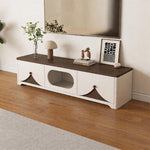 Load image into Gallery viewer, Modern Wooden Pet Friendly Storage Cabinet Coffee Table and TV Stand Set with Multi Functional Design
