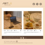 Load image into Gallery viewer, Elegant Modern Dining Table with Golden Base
