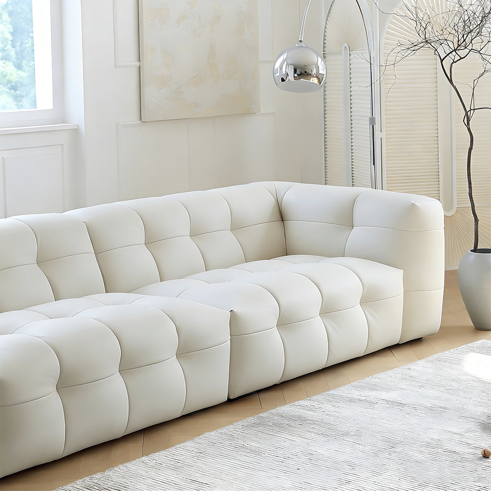 Modern Tufted Upholstered Sofa – Multiple Sizes Available