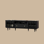 Load image into Gallery viewer, TV Stand Elegant Floral Design Classic Style with Ample Storage Space
