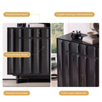 Load image into Gallery viewer, Modern Sideboard Cabinet 3 Doors Adjustable Shelves Contemporary Style
