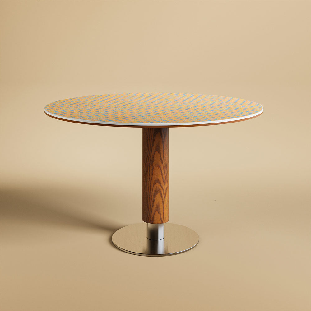 47.2'' Sintered Stone Dining Table Modern Luxury Heat Resistant Surface Metal Base Modern Minimalist Design