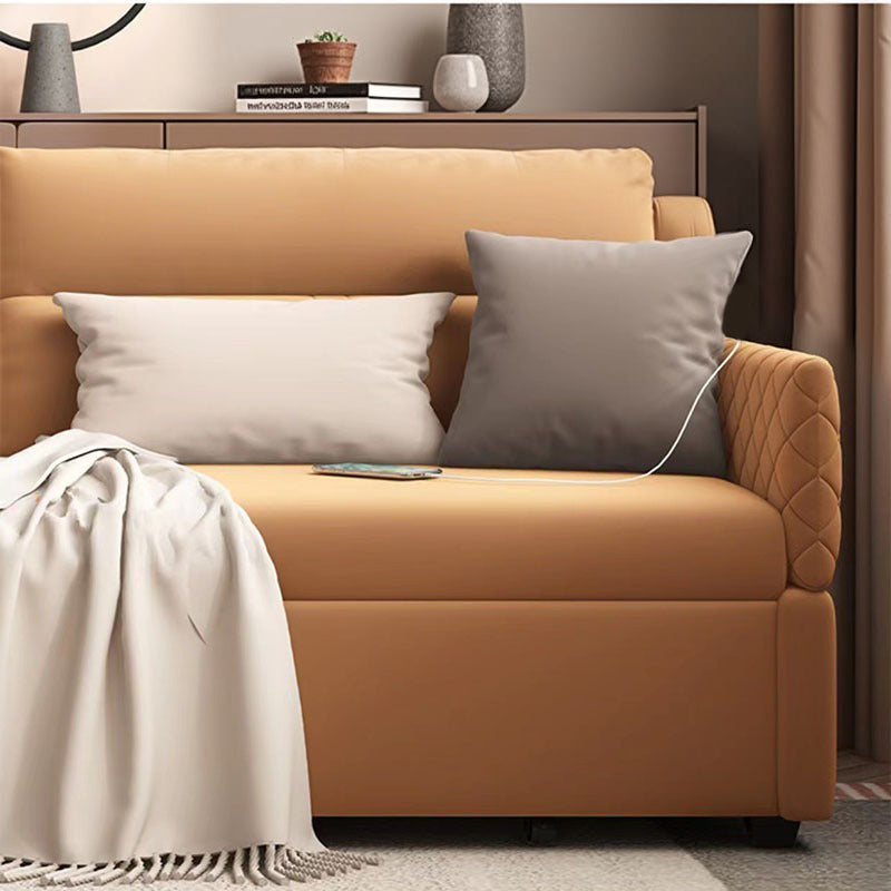 Versatile Luxury Sofa Bed with Hidden Retractable Storage Box