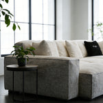 Load image into Gallery viewer, Modern Oversized Sectional Sofa with Deep Seat Chaise and Textured Upholstery
