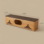 Load image into Gallery viewer, Modern Wooden Pet Friendly Storage Cabinet Coffee Table and TV Stand Set with Multi Functional Design

