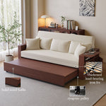 Load image into Gallery viewer, Modern Multifunctional Sofa Bed with Electric Lift Coffee Table &amp; Storage
