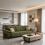 Load image into Gallery viewer, 126.7'' Modern Power Reclining Fabric Sofa Remote Control Adjustable Deep Seat Lounge Couch
