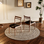Load image into Gallery viewer, 2PCS Wooden Dining Chair Ergonomic Backrest Minimalist Design Soft Leather Seat
