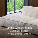 Load image into Gallery viewer, Modern Oversized Sectional Sofa with Deep Seat Chaise and Textured Upholstery
