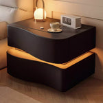 Load image into Gallery viewer, Modern Smart Nightstand with One-Touch Control Ambient LED Base
