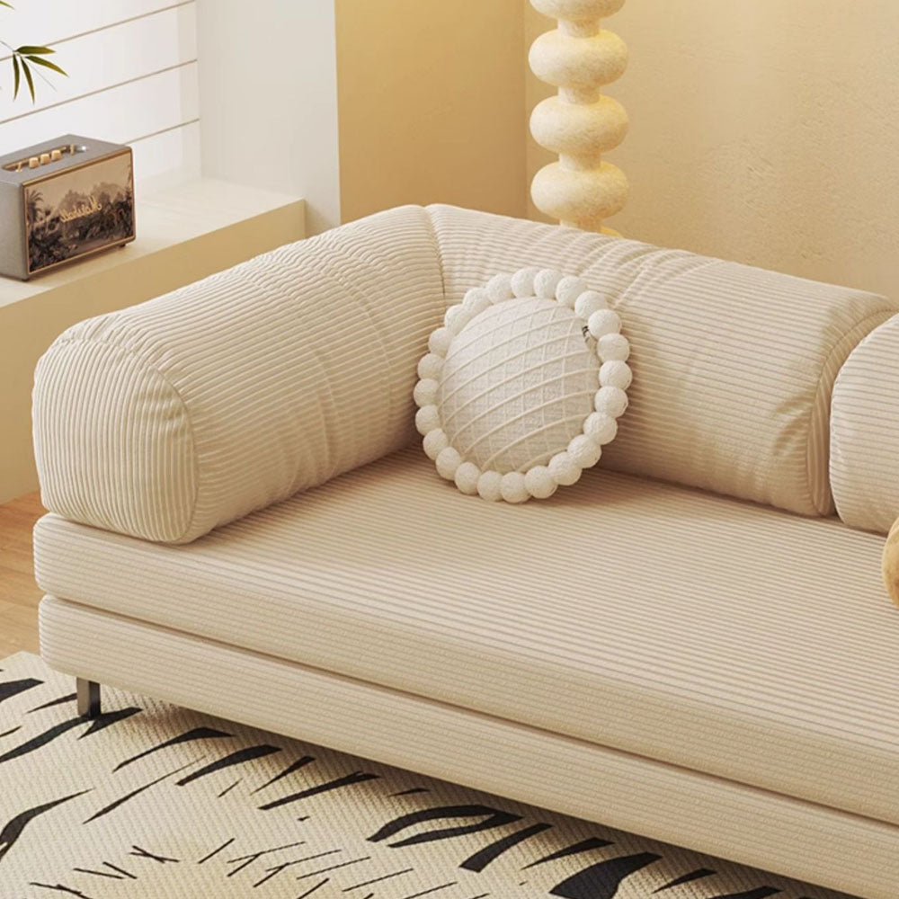 70.8" Modern Minimalist Lounge Sofa Bed Convertible Daybed Detachable Cushions