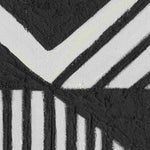 Load image into Gallery viewer, Handmade Textured Wall Art – Black &amp; White Geometric Relief Painting
