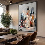 Load image into Gallery viewer, The Pulse of the City Handcrafted Painting

