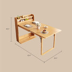 Load image into Gallery viewer, 62&#39;&#39; Foldable Multifunctional Dining Table Integrated Storage Solid Wood Texture Multi-Scene Fit
