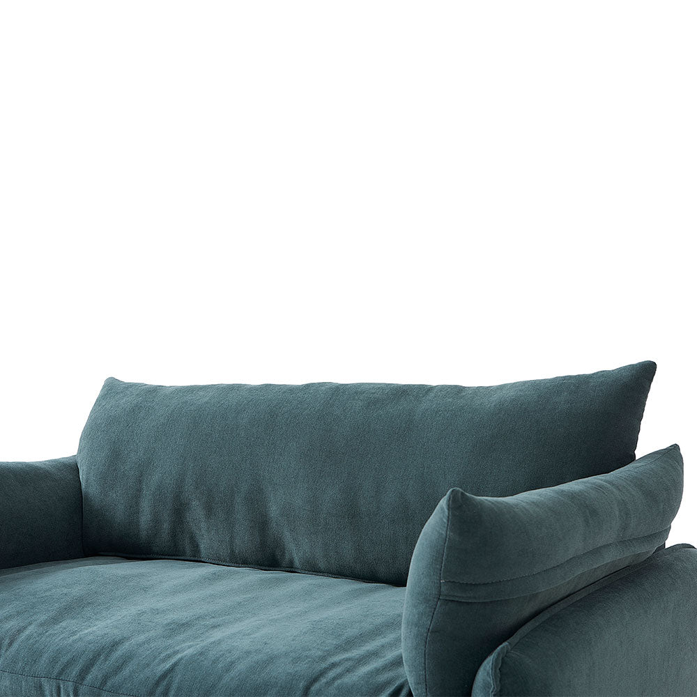 66'' Convertible Folding Sofa Chair One-Click Bed Soft Sponge Padding Modern Minimalist Style