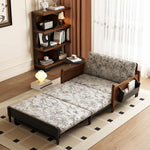 Load image into Gallery viewer, Convertible Sofa Bed with Storage Floral Print Fabric
